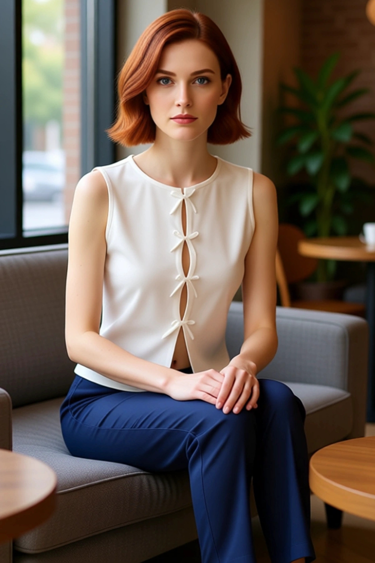 Kaşkorse Bisiklet Yaka Crop Bluz Pamuklu Günlük Tarz Zarifane Tasarım Modern Stil