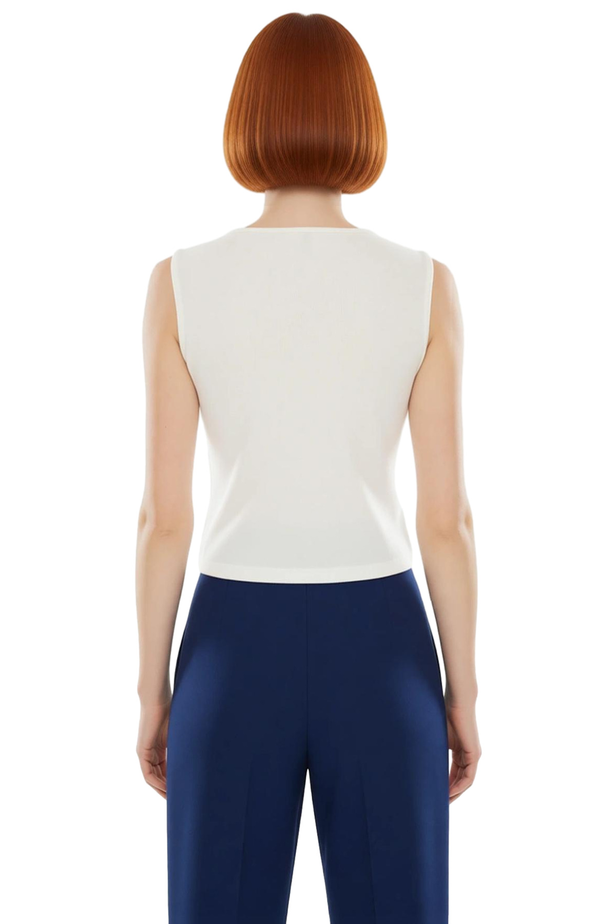 Kaşkorse Bisiklet Yaka Crop Bluz Pamuklu Günlük Tarz Zarifane Tasarım Modern Stil