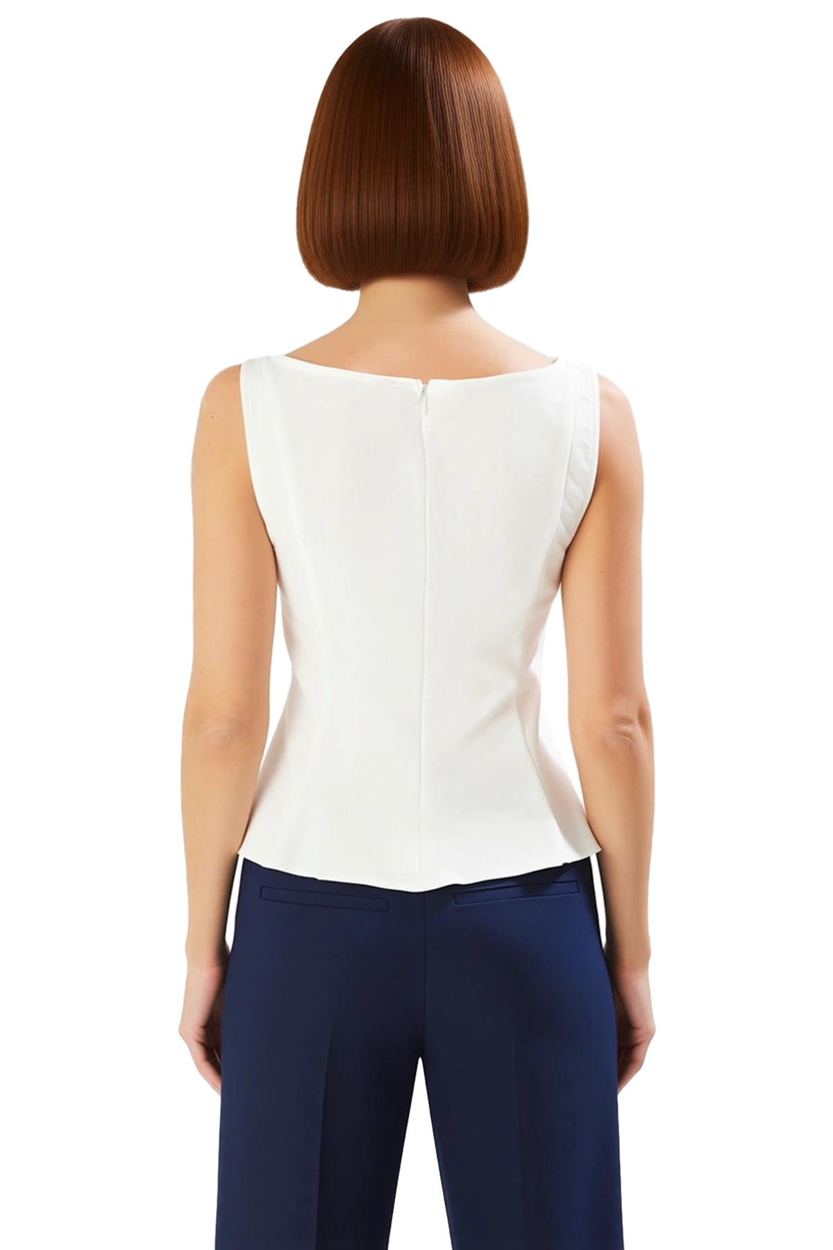 Dokuma Peplum Bluz Regular Kalıp Rahat Yazlık Özel Tasarım Dayanıklı Malzeme Kaliteli İşçilik