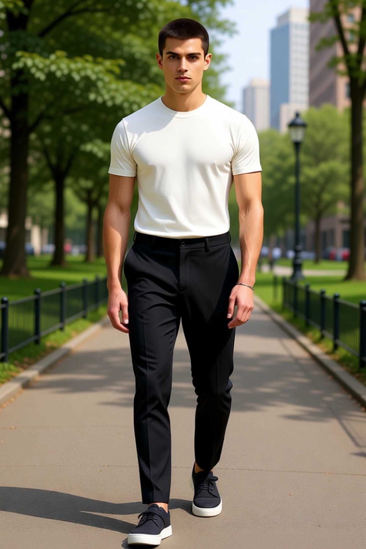 Erkek Moda Chino Pantolon Boru Paça Slim Fit İtalyan Kesim Günlük Ve İş Hayatı Kullanım