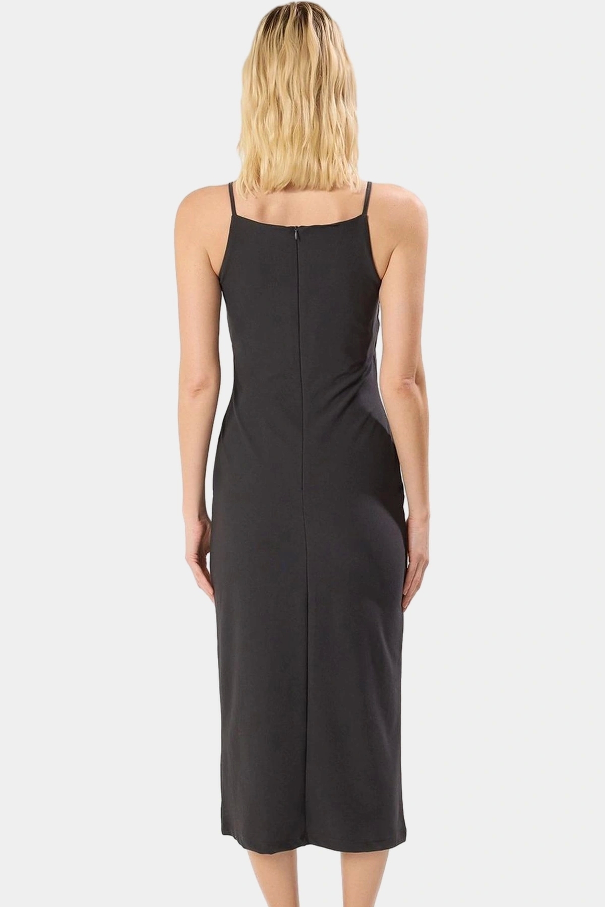 Kadın Maxi Örme Elbise Halter Yaka Bodycon Yazlık Günlük Hafta Sonu Yaz Aylarının Vazgeçilmezi