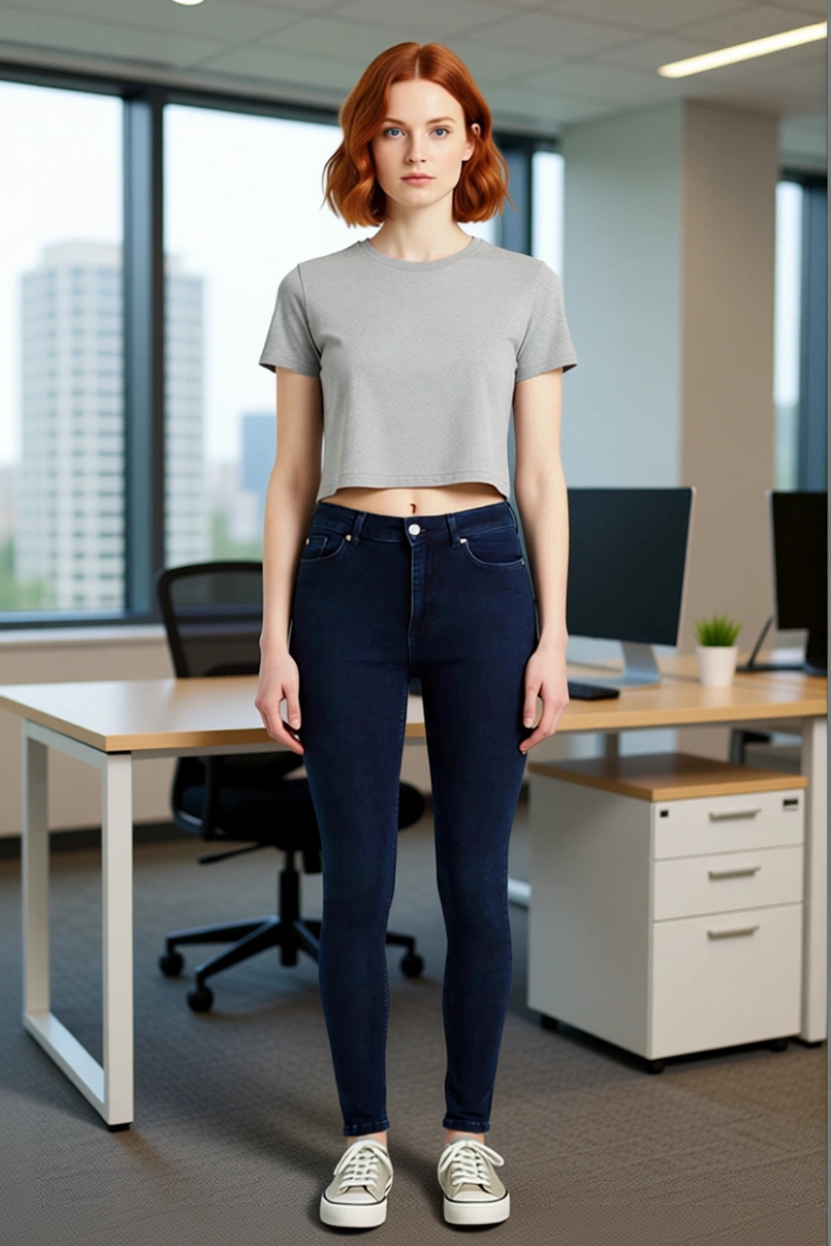 Kadın Moda Skinny Jean Yüksek Bel Dar Paça İncelten Etki Günlük Kombinler Mevsimlik Kullanım