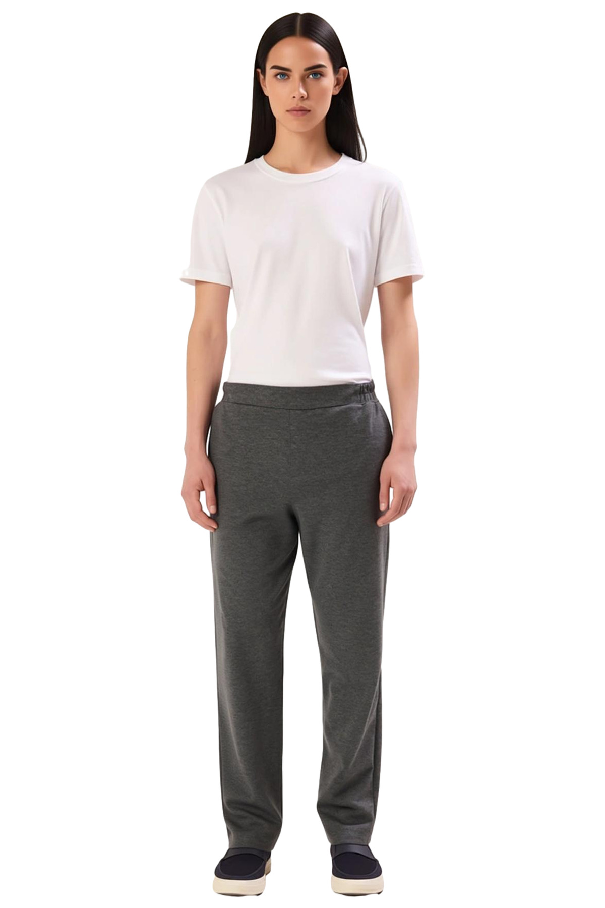 Erkek Moda Geniş Paça Örme Pantolon Rahat Kesim Günlük Kullanım İçin Dokulu Kumaş Modern Tasarım