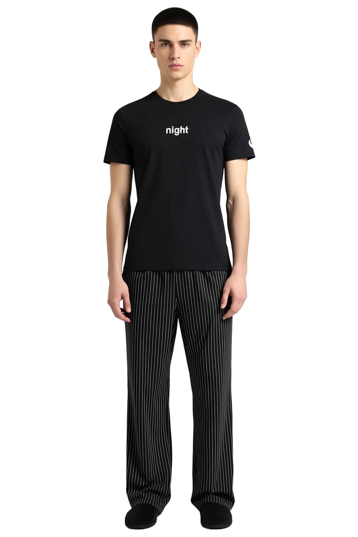 Erkek Baskılı Regular Fit Pijama Takımı Fonksiyonel Dayanıklı Kaliteli Konforlu Estetik Şık