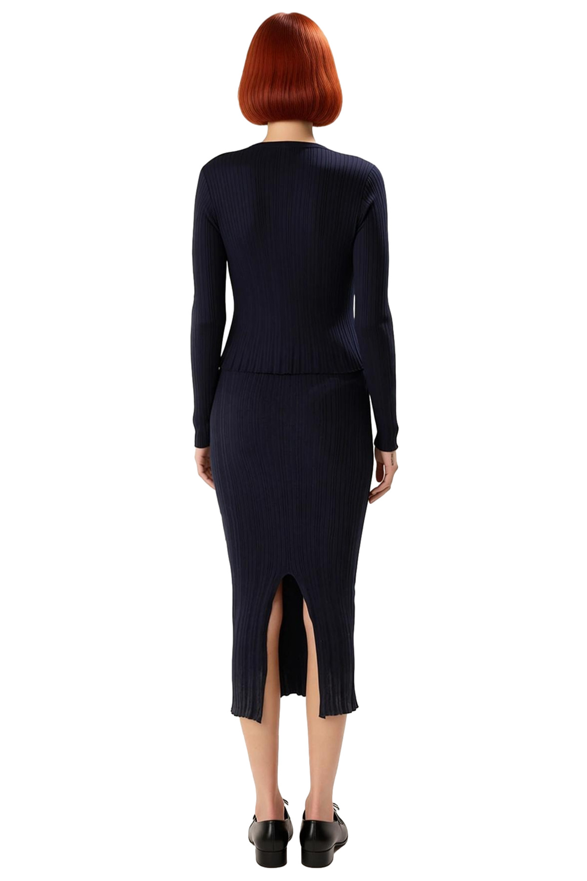 Kadın Bodycon Triko Maxi Hırka Elbise Seti İnce Kumaş Rahat Şık Günlük Kombinler Sunar Kaliteli
