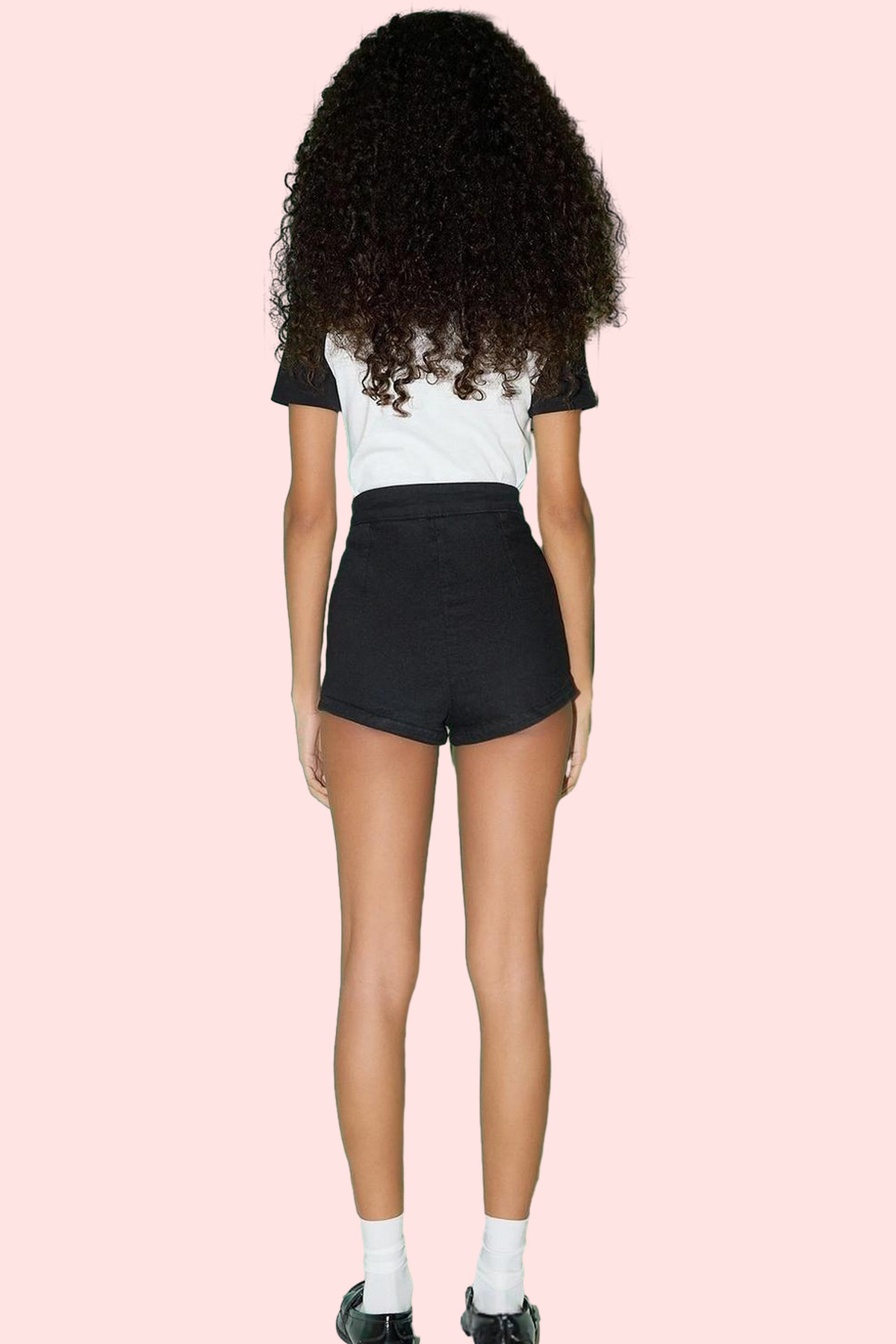 Kadın Moda Denim Mini Şort Yüksek Bel Slim Fit Dar Paça Günlük Kombinler Yazlık Şort