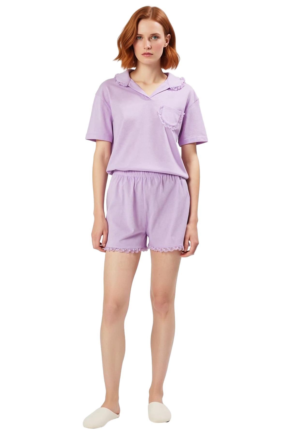 Kadın Hamile Pijama Takımı Viskon Süprem Örme Yazlık Rahat Modern Stil Premium Kalite Ve Şık