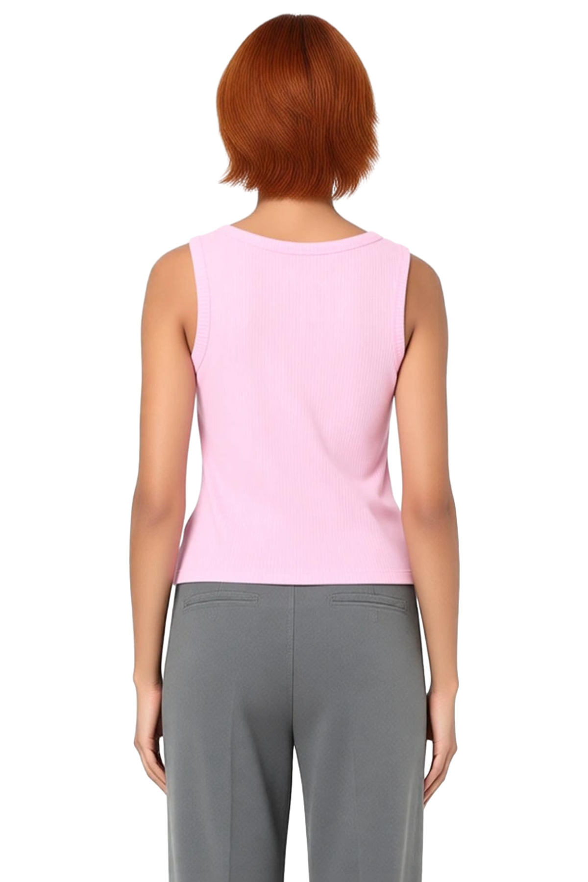 Poliviskon Kaşkorse V Yaka Fitted Crop Bluz Günlük Stil Konforlu Kesim Özenle Seçilmiş