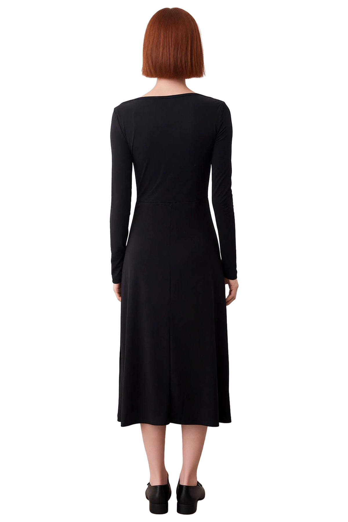 Kadın Bodycon Maxi Örme Elbise Aksesuar Detaylı Şık Kışlık Uzun Kollu Gündüz Gece Kombin Kaliteli