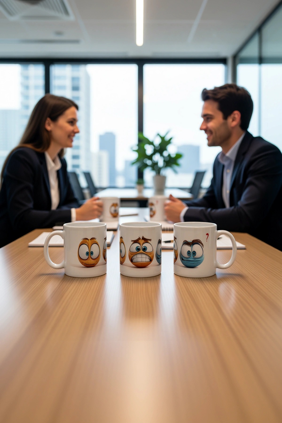 Seramik Kupa Komik Karakterler Baskılı 300 ml Hediyelik Kahve Çay Kupası Ofis Ev Özel Tasarım