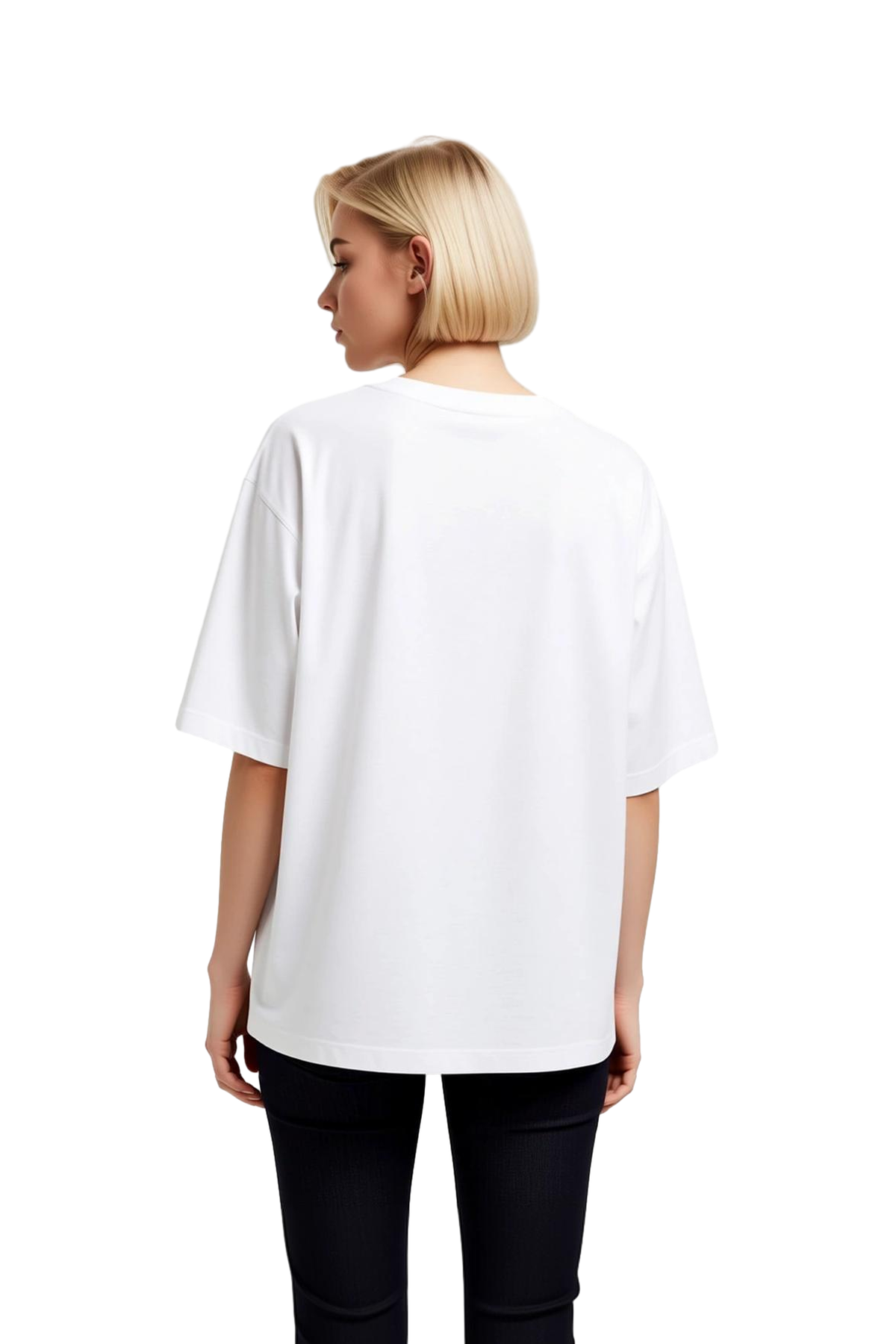 Aşk Açlığı Yazılı Tasarım Baskılı Kadın Oversize Tişört