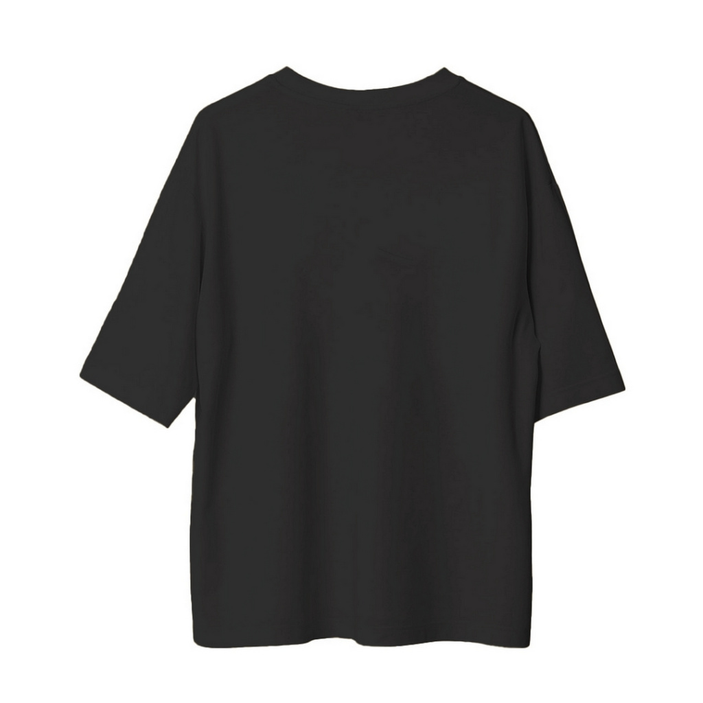 Acıklı Bugün Güçlü Yarın Baskılı Kadın Oversize Tişört