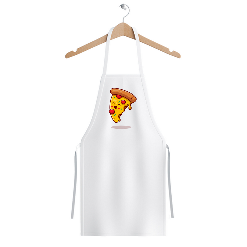 Unisex Mutfak Aşçı Önlüğü Pizza Baskılı Çocuk Dostu Rahat Kesim Günlük Kullanım Modern Şık Konforlu