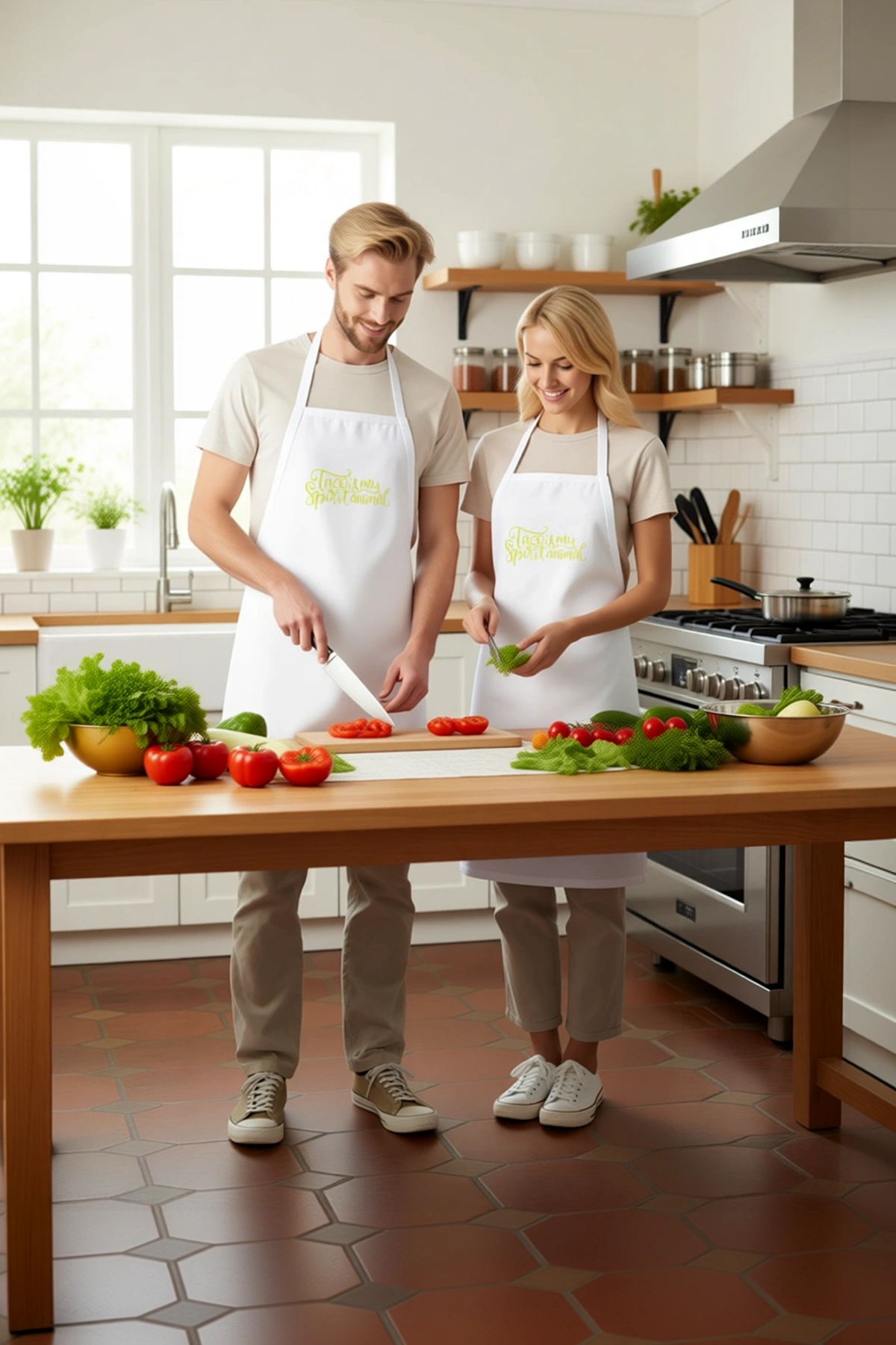 Unisex Mutfak Aşçı Önlüğü Taco Ruh Hayvanı Yazılı Mizah Baskılı Yemek Severlere Özel Rahat Günlük