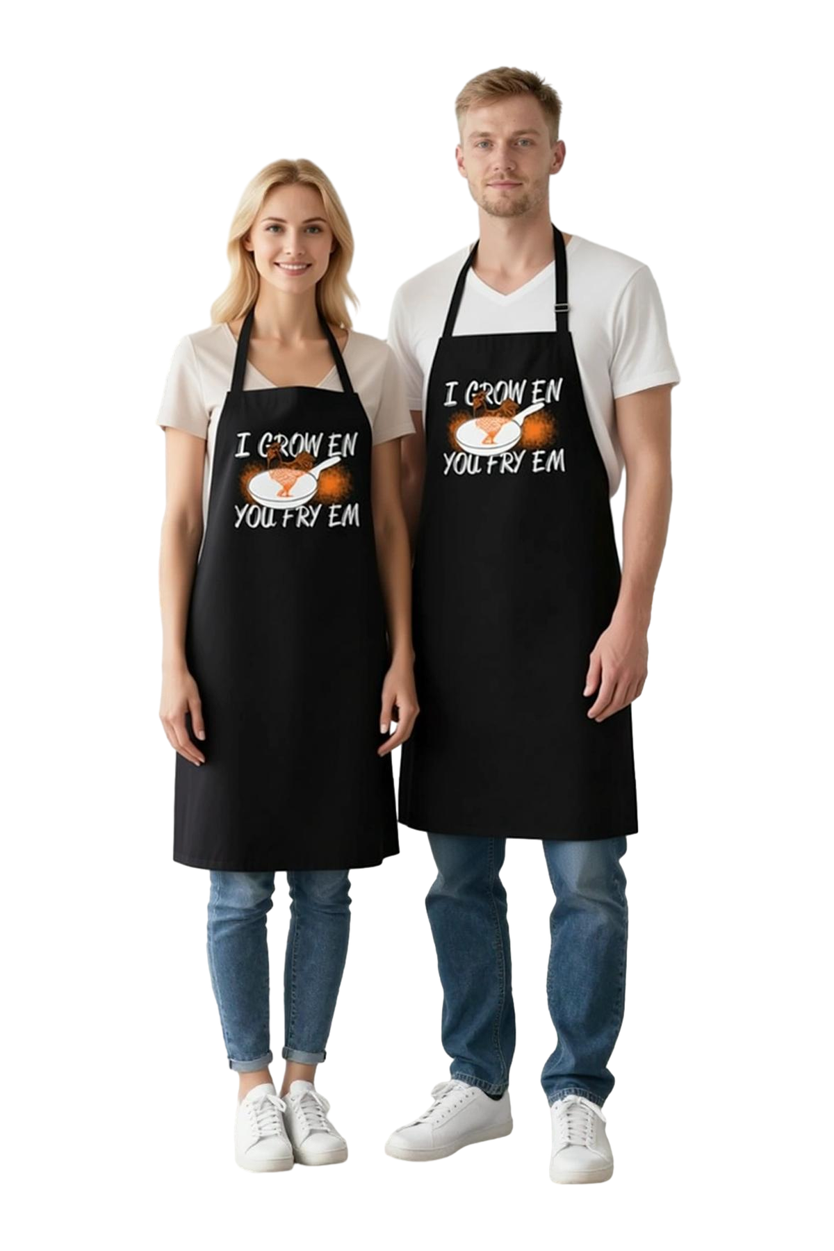 Unisex Mutfak Önlüğü Yetiştiririm Kızartırsın Baskılı Vintage Tarım Temalı Aşçı Günlük Rahat Modern