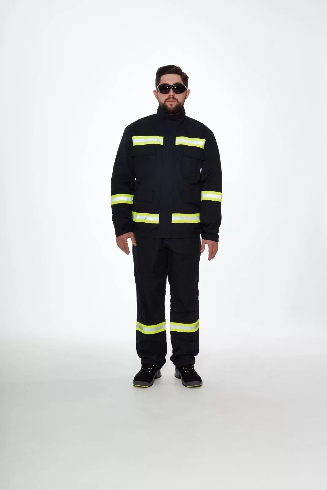 Alev Almaz İş Güvenliği Takımı Yangın Giysisi 10031 Projacket Koruma Smy Yüksek
