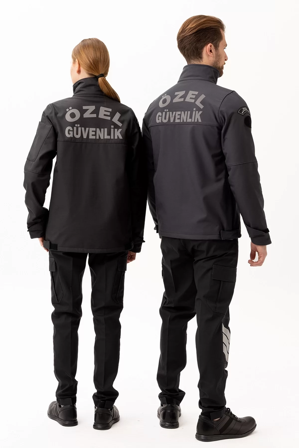 Kışlık İş Güvenliği Softshell Mont Kıyafetleri Rüzgar Geçirmez Nefes Alabilen Montu