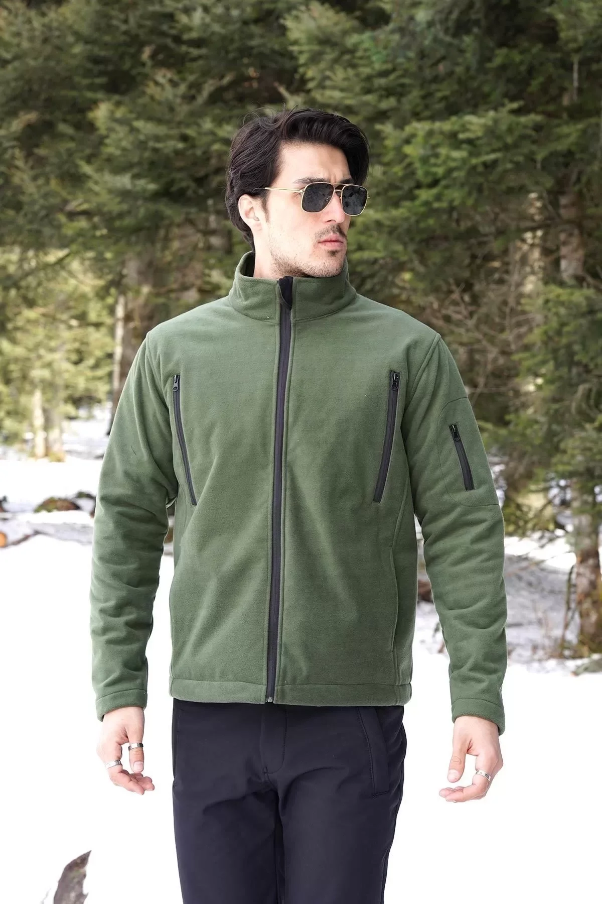 Erkek Kışlık Su Geçirmez Polar Mont Fy68 Fiyort Tundra Fonksiyonel Cepli Outdoor Ceket