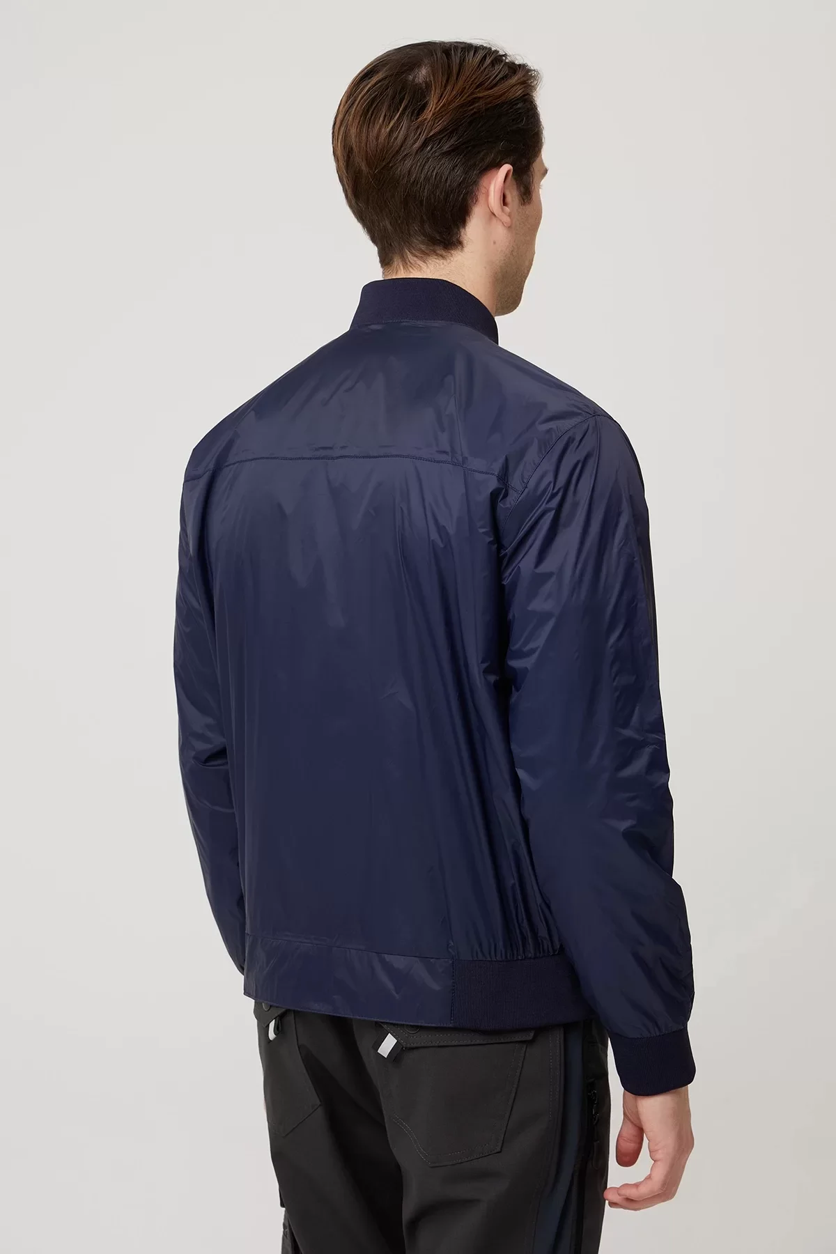 Erkek Monchler Naylon Bomber Ceket Mevsimlik Morino Jacket Fermuarlı Şık Tasarım Kumaş Rahat