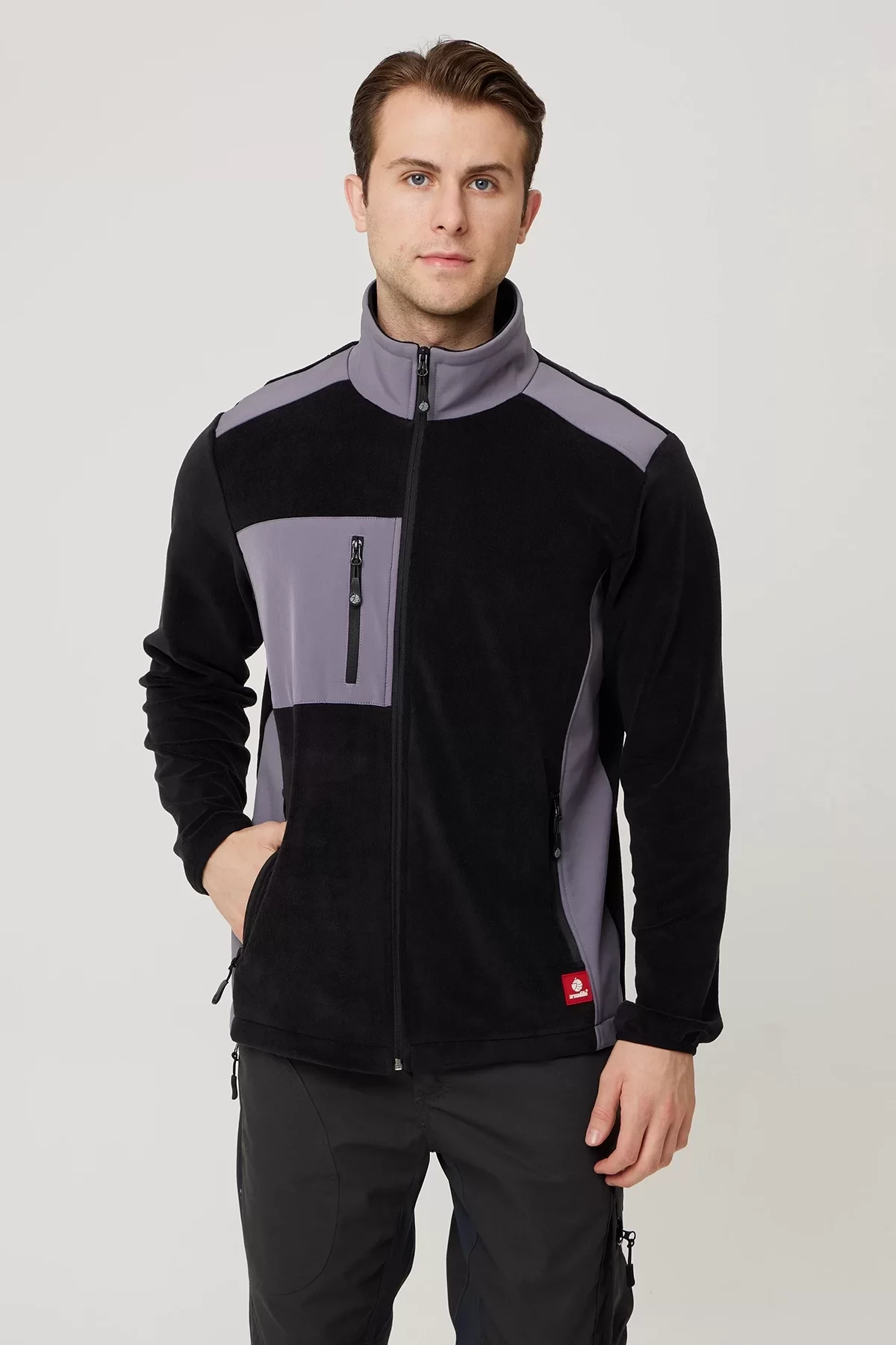 Erkek Kışlık Polar Mont İş Güvenliği Rosa Fleece Coat Outdoor Sıcak Ceket