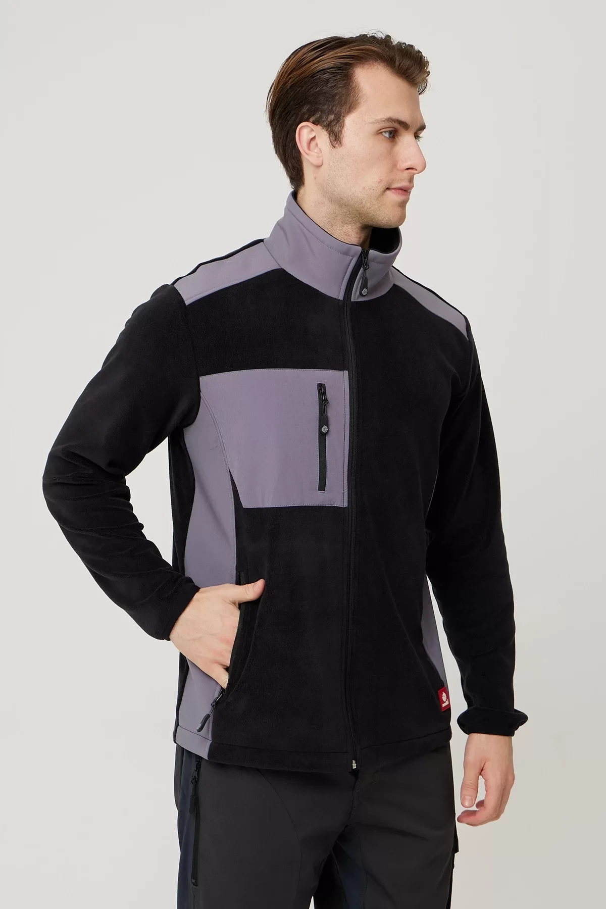Erkek Kışlık Polar Mont İş Güvenliği Rosa Fleece Coat Outdoor Sıcak Ceket