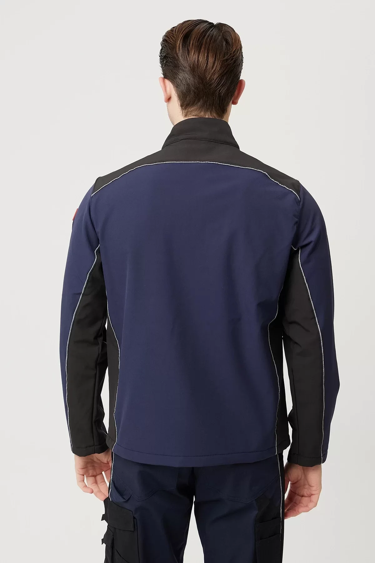 Kışlık İş Güvenliği Softshell Mont Allium Suya Rüzgar Kesici Termal İç Astarlı