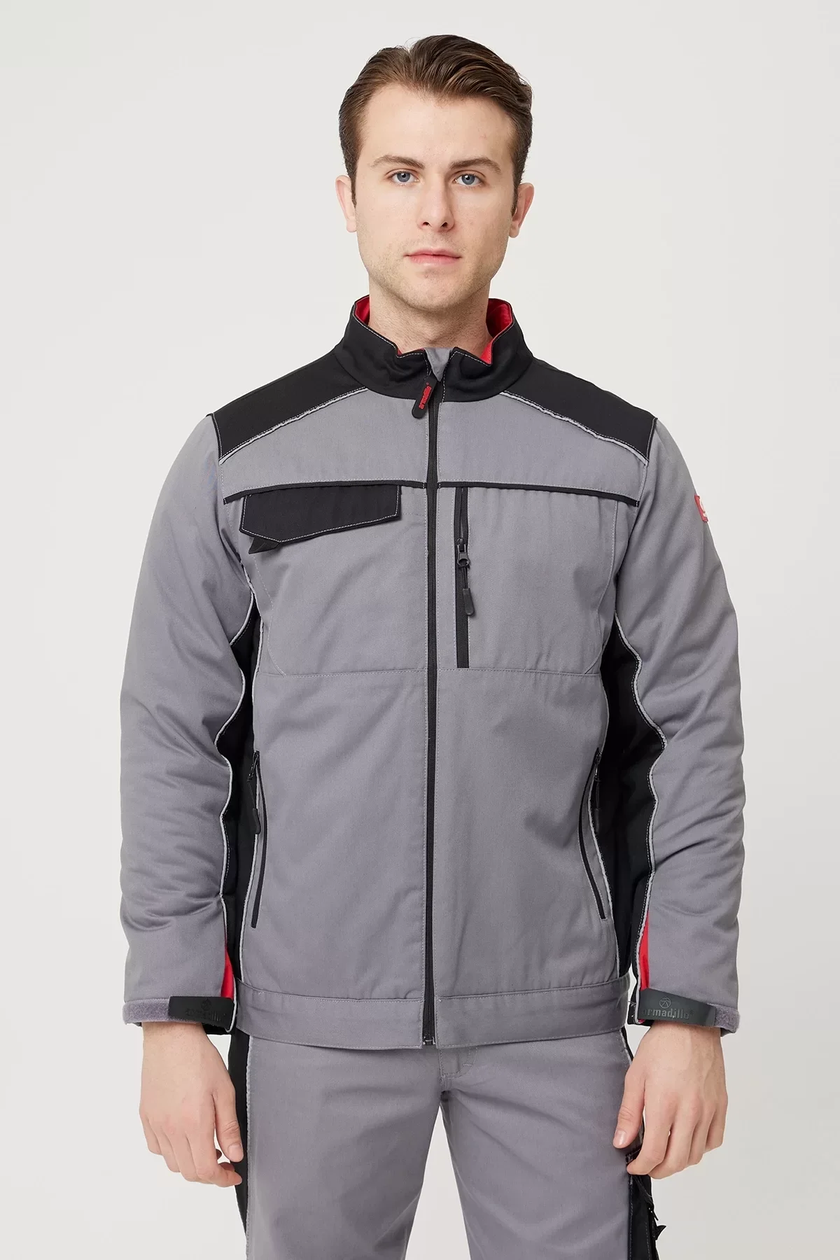 Kışlık Gabardin İş Güvenliği Mont Allium Havalarda Şıklık Koruma