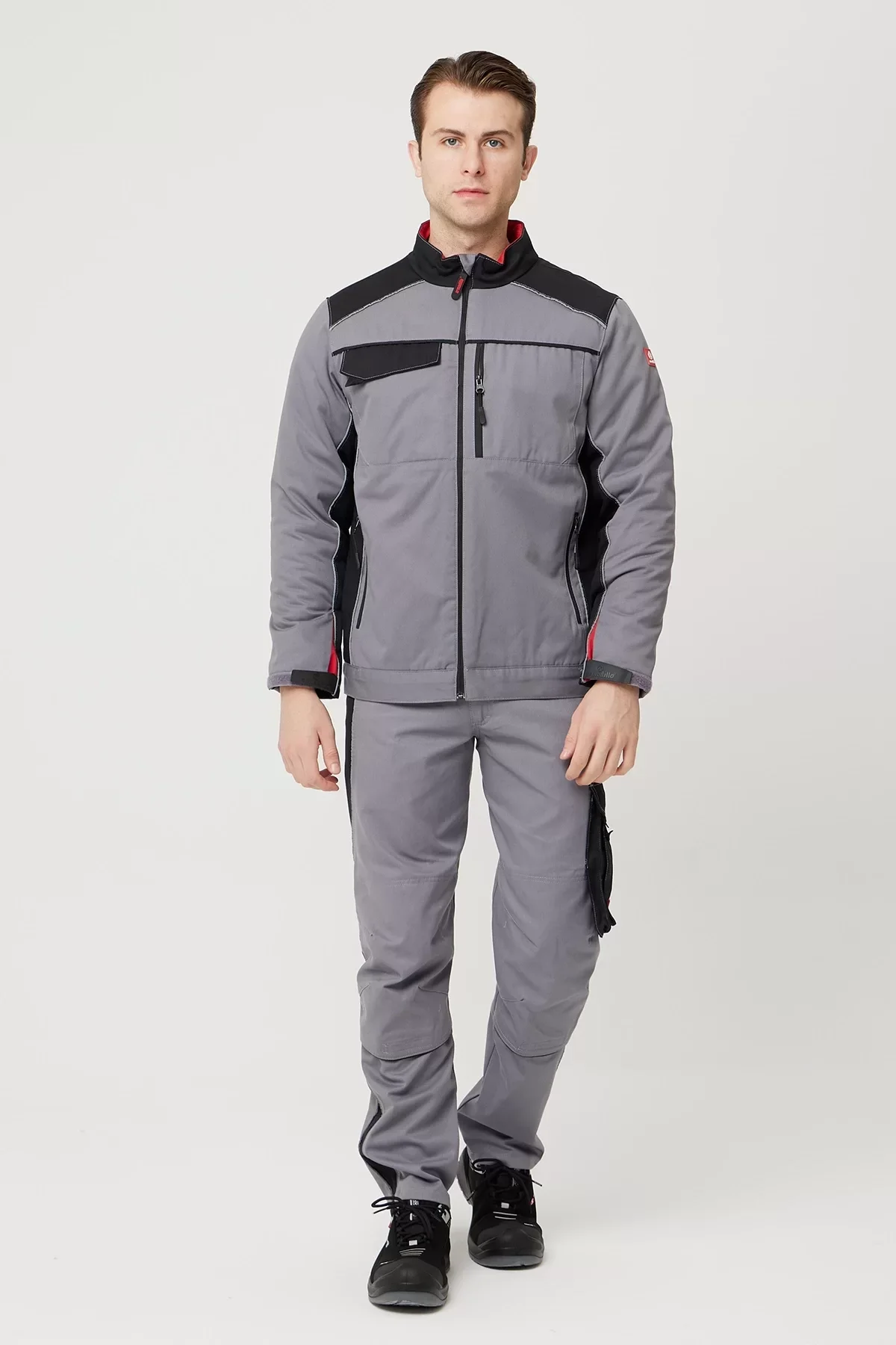 Kışlık Gabardin İş Güvenliği Mont Allium Havalarda Şıklık Koruma