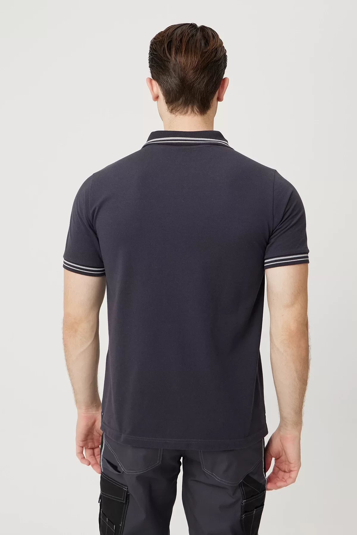 Polo Yaka Fermuarlı Tişört Nefes Alabilir İş Güvenliği Asperula shirt Şık Rahat Tasarım