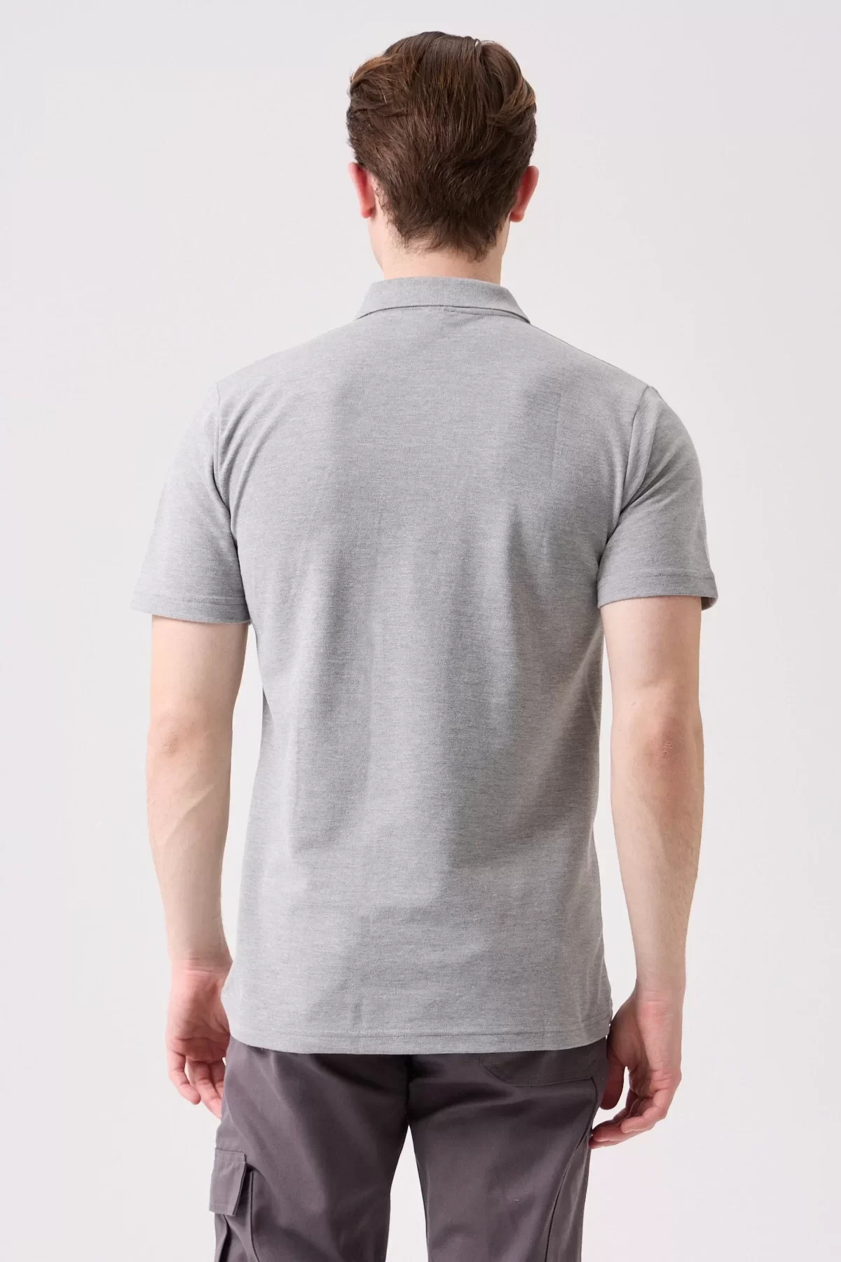 Polo Yaka Tişört 50 Pamuk Polyester Yazlık Herba shirt Pamuklu Nefes Alabilir Rahat Kesim
